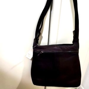 Italian Leather Dark Brown Tote